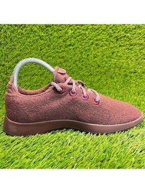 Allbirds Wool Runners Berry Red Womens Size 7 Athletic Running Shoes Sneakers